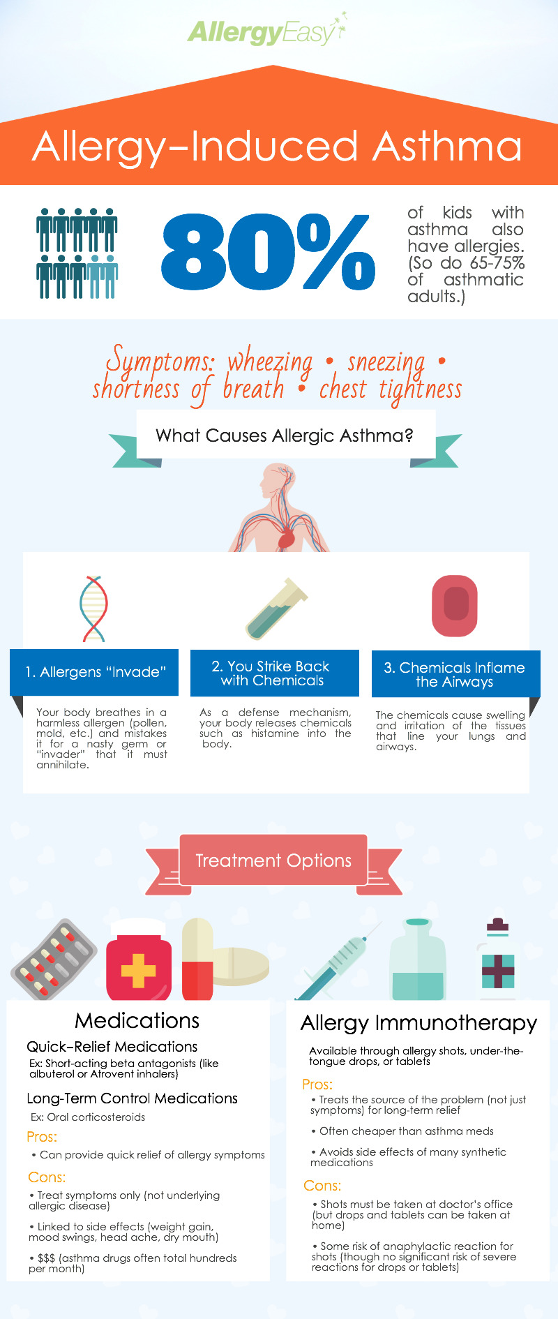 Infographic Allergy Induced Asthma